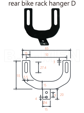 REAR BIKE RACK HANGER D